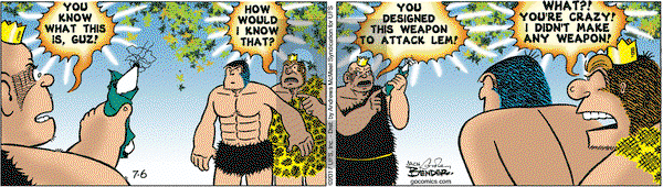 Alley Oop on Thursday July 6, 2017 Comic Strip