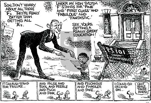 Pat Oliphant on Tuesday July 10, 2001 Comic Strip