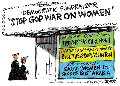 Henry Payne on Thursday April 9, 2015 Comic Strip