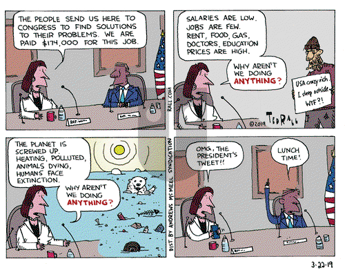 Ted Rall on Friday March 22, 2019 Comic Strip