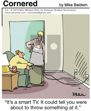 Cornered on Friday February 9, 2018 Comic Strip