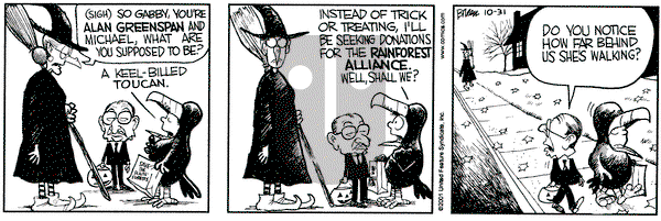 Grand Avenue on Wednesday October 31, 2001 Comic Strip