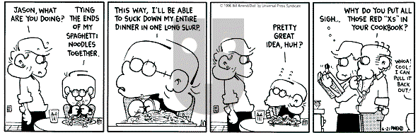 FoxTrot on Friday June 21, 1996 Comic Strip