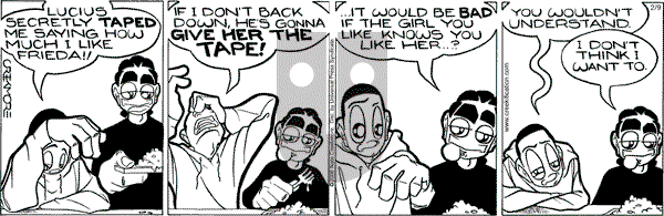 Maintaining on Saturday February 9, 2008 Comic Strip