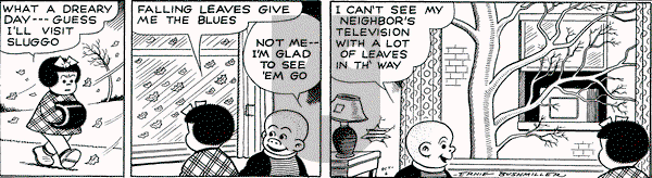 Nancy on Thursday October 6, 1949 Comic Strip