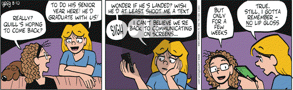 Luann - Saturday August 10, 2013 Comic Strip