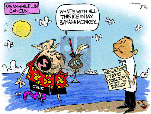 Clay Jones - Monday February 22, 2021 Comic Strip