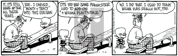 Monty on Wednesday September 17, 2003 Comic Strip