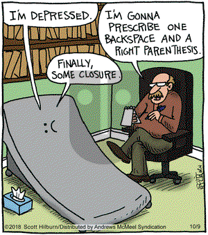 The Argyle Sweater - Tuesday October 9, 2018 Comic Strip