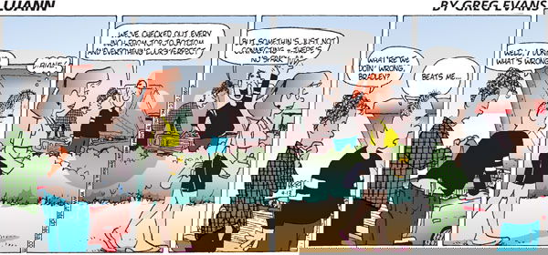 Luann on Sunday April 13, 1997 Comic Strip