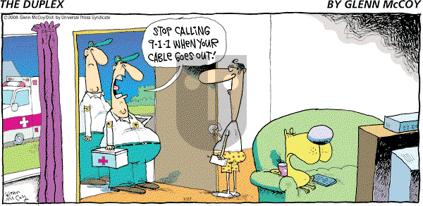 The Duplex on Sunday January 27, 2008 Comic Strip