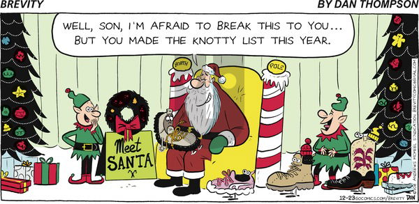 Brevity on Sunday December 23, 2018 Comic Strip