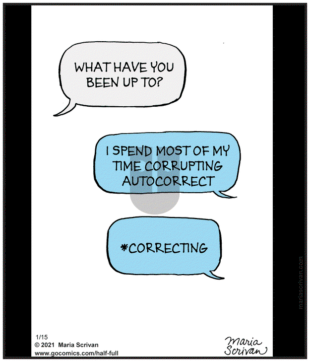 Half Full on Wednesday January 15, 2025 Comic Strip