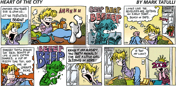 Heart of the City on Sunday December 30, 2001 Comic Strip