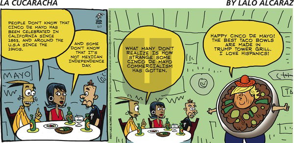 La Cucaracha on Sunday May 7, 2017 Comic Strip