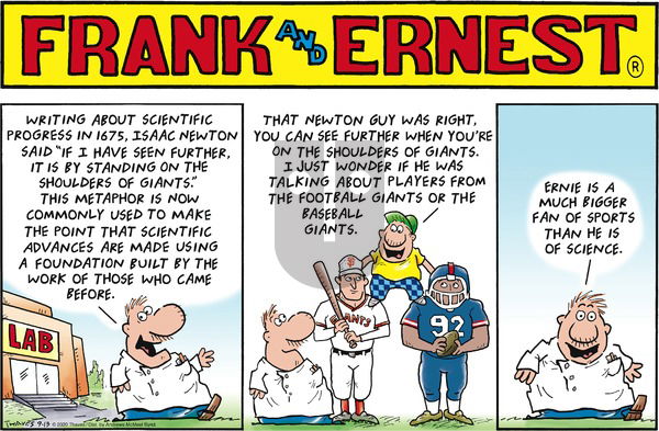 Frank and Ernest on Sunday September 13, 2020 Comic Strip