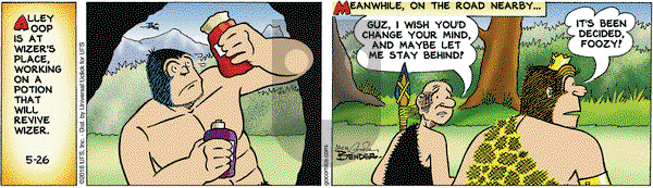 Alley Oop on Thursday May 26, 2016 Comic Strip