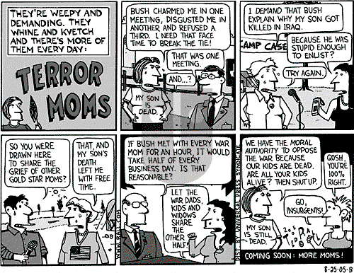 Ted Rall on Saturday August 27, 2005 Comic Strip