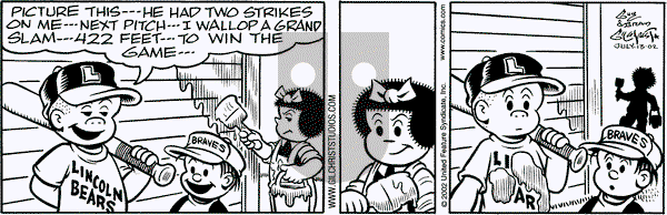 Nancy on Thursday August 29, 2002 Comic Strip