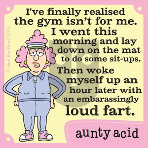 Aunty Acid on Wednesday March 26, 2014 Comic Strip