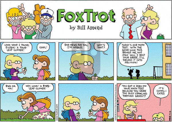 FoxTrot on Sunday May 18, 2008 Comic Strip