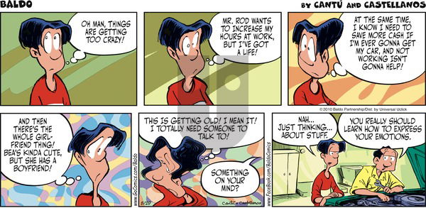Baldo on Sunday August 29, 2010 Comic Strip
