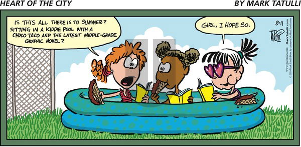 Heart of the City on Sunday August 11, 2019 Comic Strip