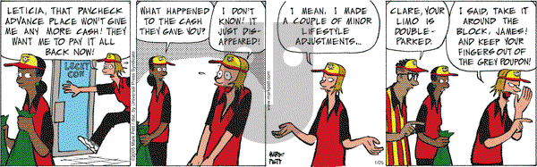 Lucky Cow on Tuesday January 25, 2005 Comic Strip