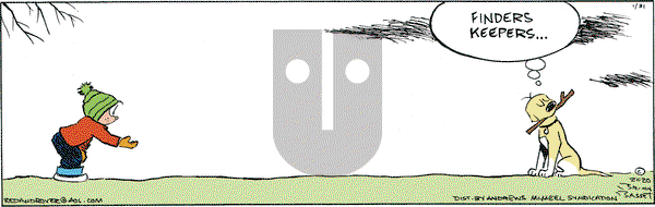 Red and Rover on Friday January 31, 2020 Comic Strip
