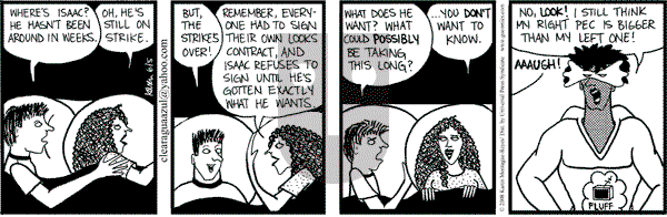 Clear Blue Water on Thursday June 5, 2008 Comic Strip