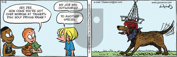 Cleats on Friday July 13, 2007 Comic Strip