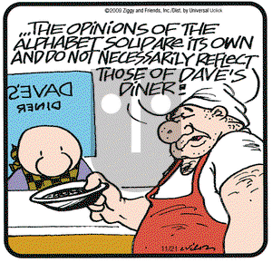 Ziggy on Friday December 4, 2009 Comic Strip