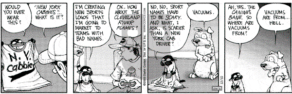 Get Fuzzy on Wednesday December 10, 2003 Comic Strip