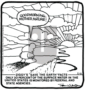 Ziggy on Monday November 4, 1991 Comic Strip