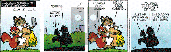 Over the Hedge on Friday February 2, 2018 Comic Strip