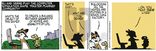 Over the Hedge on Friday April 20, 2007 Comic Strip