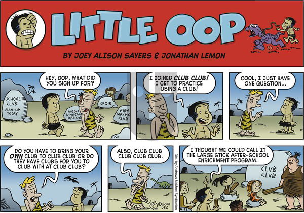 Alley Oop on Sunday April 28, 2019 Comic Strip