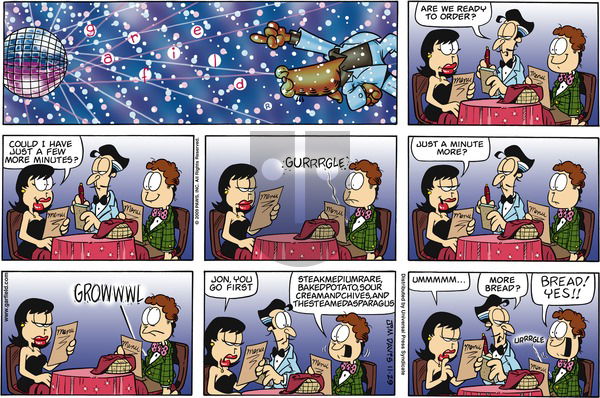 Garfield on Sunday November 29, 2009 Comic Strip