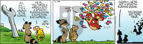 Over the Hedge on Tuesday March 20, 2018 Comic Strip