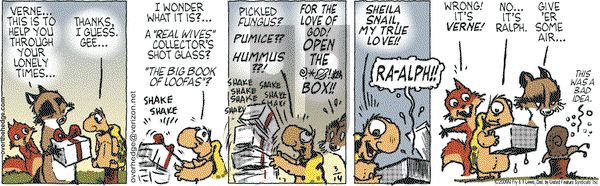 Over the Hedge on Saturday March 14, 2009 Comic Strip