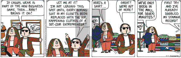 Cathy Classics on Wednesday August 17, 2005 Comic Strip