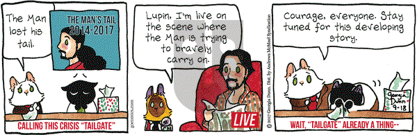 Breaking Cat News on Monday September 18, 2017 Comic Strip