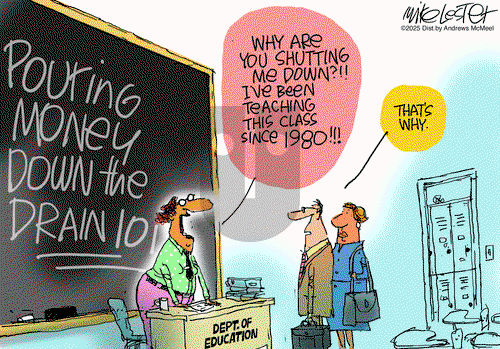Mike Lester on Wednesday March 19, 2025 Comic Strip