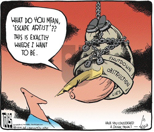 Tom Toles on Thursday January 17, 2019 Comic Strip