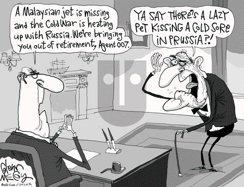 Glenn McCoy on Tuesday March 18, 2014 Comic Strip