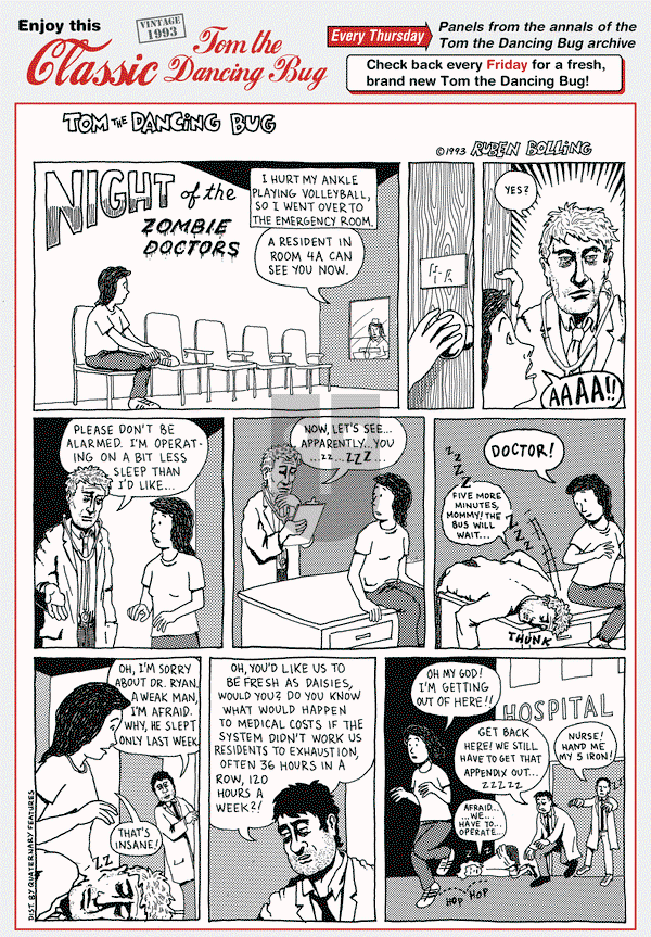 Tom the Dancing Bug on Thursday June 13, 2019 Comic Strip