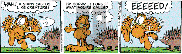 Garfield - Friday April 4, 2008 Comic Strip