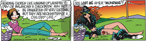 Rose is Rose on Tuesday August 28, 2012 Comic Strip