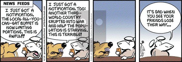 DeFlocked on Monday April 14, 2025 Comic Strip
