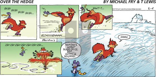 Over the Hedge on Sunday February 5, 2017 Comic Strip